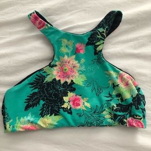 Billabong reversible high neck bikini top